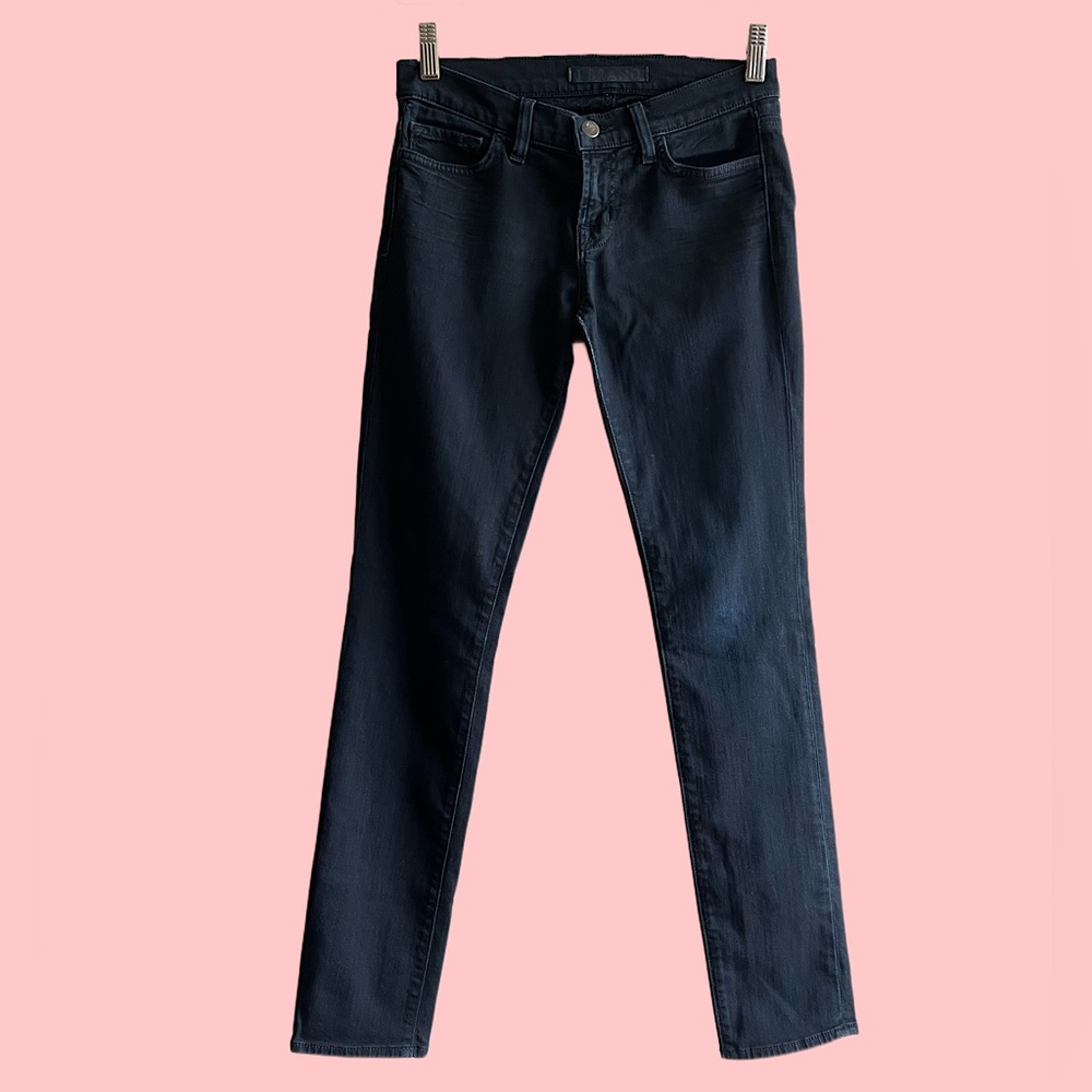 J Brand Skinny Jeans for Women in Black Wash, Size 25